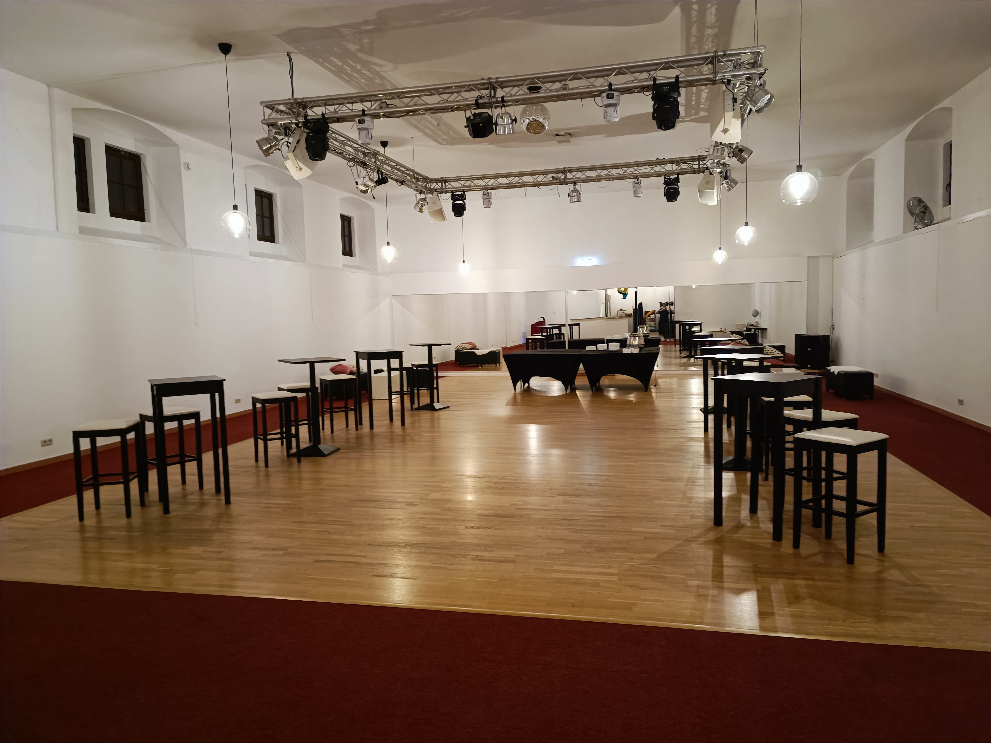 Flexibel gestaltbar: von Workshop bis Party.